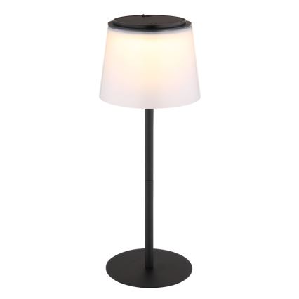 Globo - LED Вулична сенсорна настільна лампа з регулюванням яскравості LED/1,8W/5V IP44 1800 mAh чорний/білий