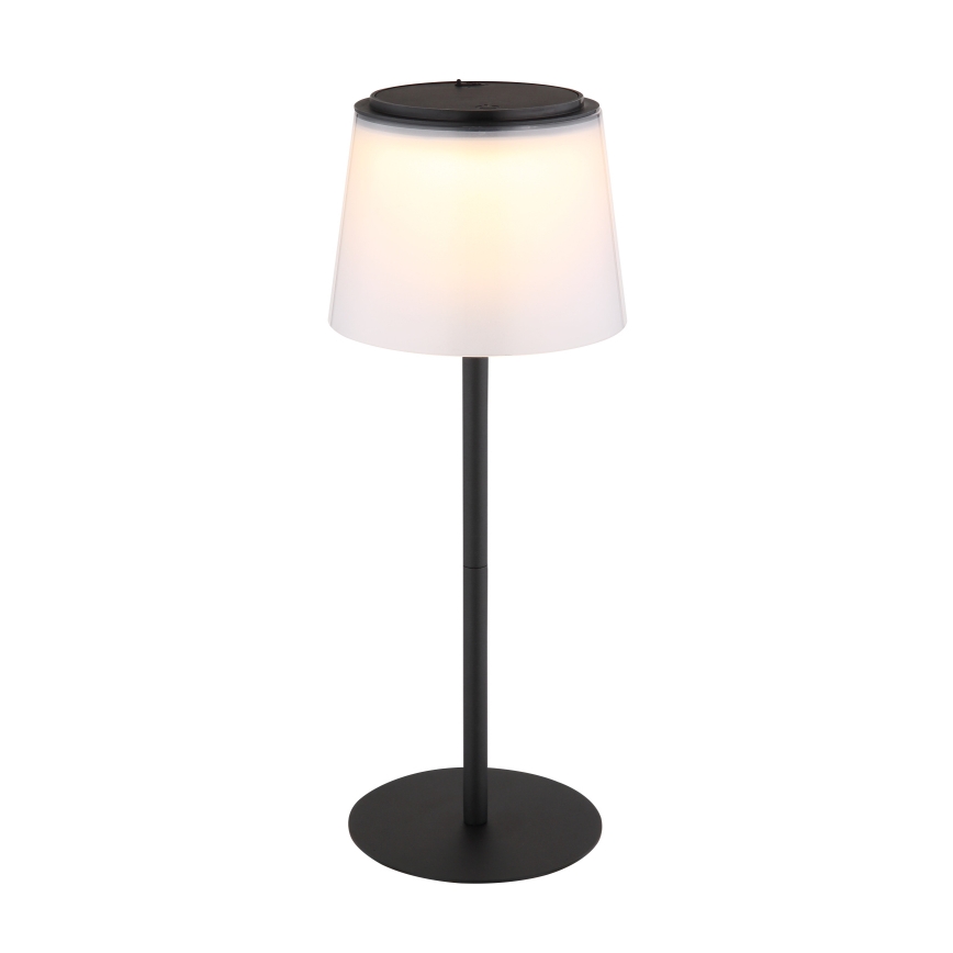 Globo - LED Вулична сенсорна настільна лампа з регулюванням яскравості LED/1,8W/5V IP44 1800 mAh чорний/білий
