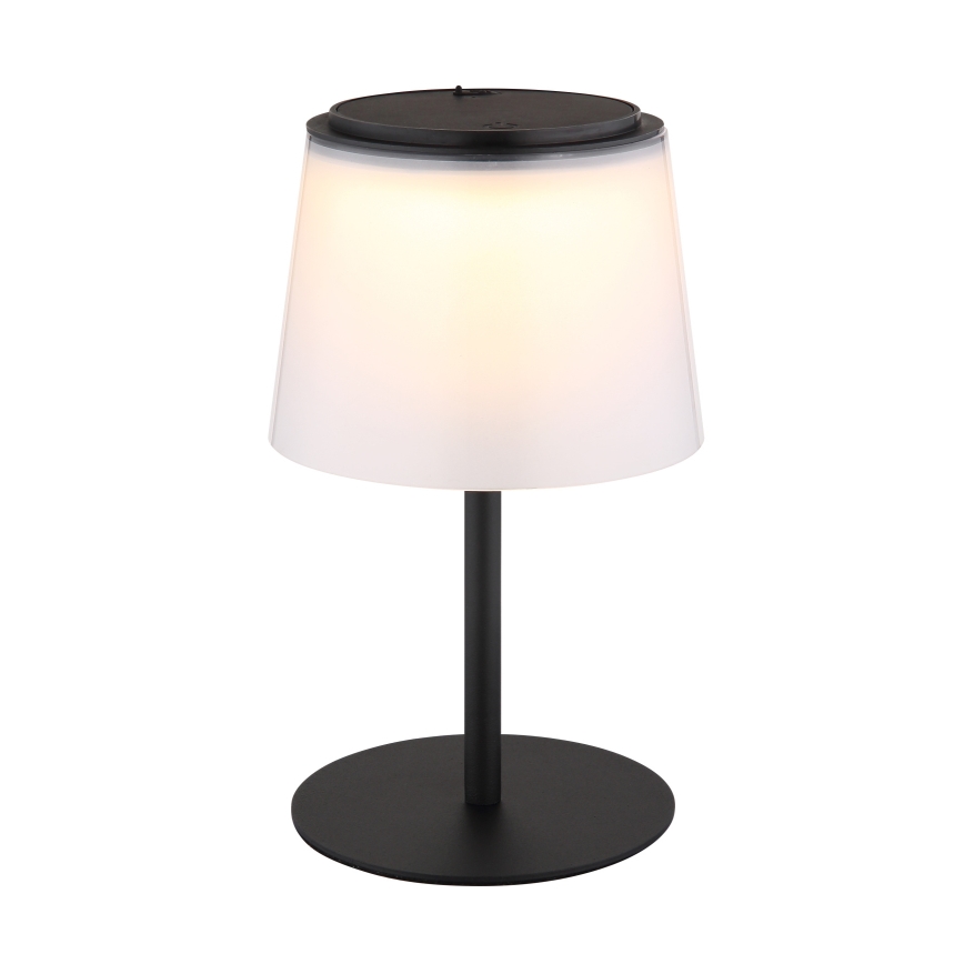 Globo - LED Вулична сенсорна настільна лампа з регулюванням яскравості LED/1,8W/5V IP44 1800 mAh чорний/білий