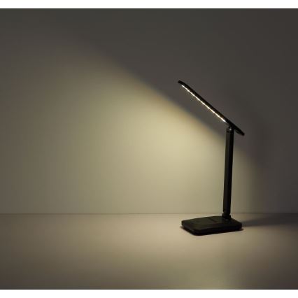 Globo - Світлодіодна регульована сенсорна настільна лампа LED/3W/5V 2800/4000/6500K 1800 mAh чорна