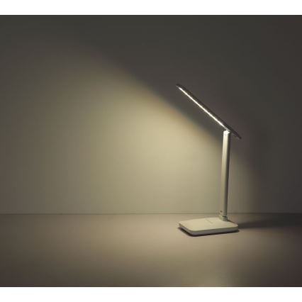 Globo - Світлодіодна настільна лампа з регулюванням яскравості, сенсорна, акумуляторна LED/3W/5V 2800/4000/6500K 1800 mAh біла