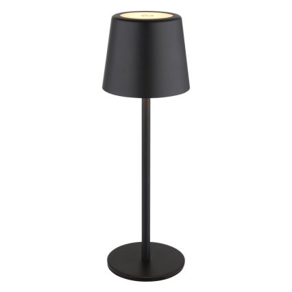 Globo - LED Вулична сенсорна настільна лампа з регулюванням яскравості LED/2W/5V 3000/4000/6000K 2200 mAh IP44 чорний