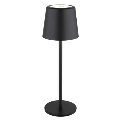 Globo - LED Вулична сенсорна настільна лампа з регулюванням яскравості LED/2W/5V 3000/4000/6000K 2200 mAh IP44 чорний