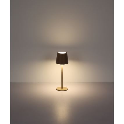 Globo - LED Вулична сенсорна настільна лампа з регулюванням яскравості LED/2W/5V 3000/4000/6000K 2200 mAh IP44 кремовий