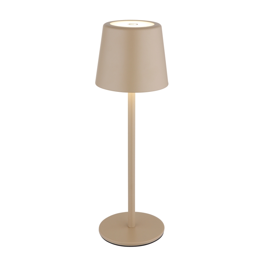 Globo - LED Вулична сенсорна настільна лампа з регулюванням яскравості LED/2W/5V 3000/4000/6000K 2200 mAh IP44 кремовий