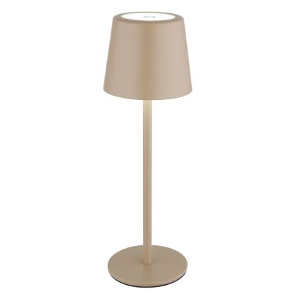Globo - LED Вулична сенсорна настільна лампа з регулюванням яскравості LED/2W/5V 3000/4000/6000K 2200 mAh IP44 кремовий