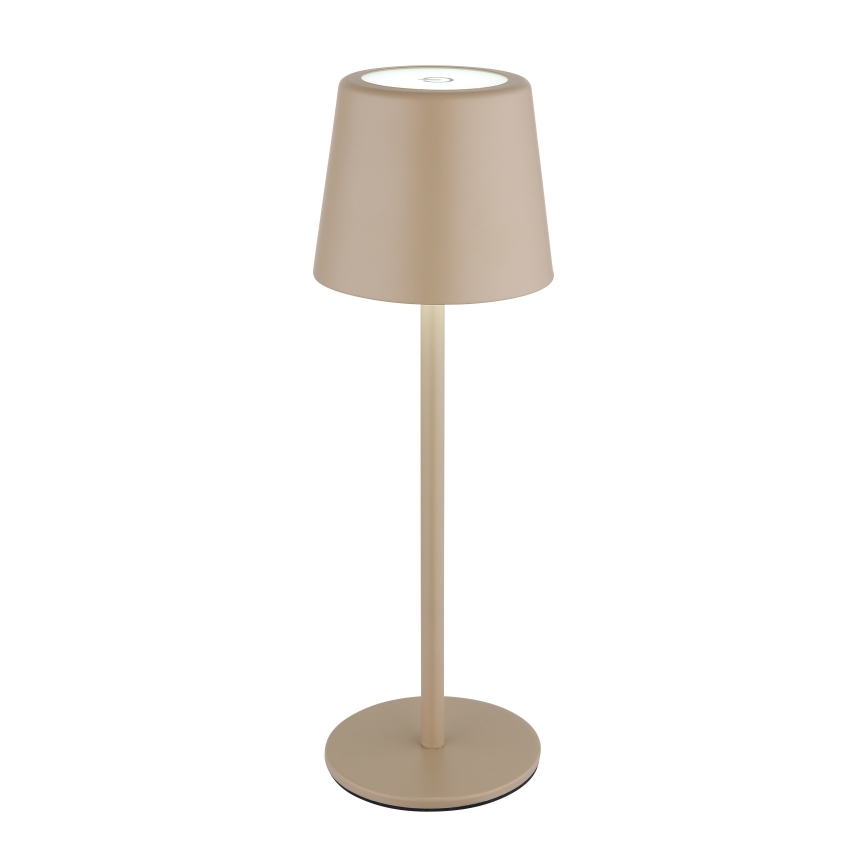 Globo - LED Вулична сенсорна настільна лампа з регулюванням яскравості LED/2W/5V 3000/4000/6000K 2200 mAh IP44 кремовий