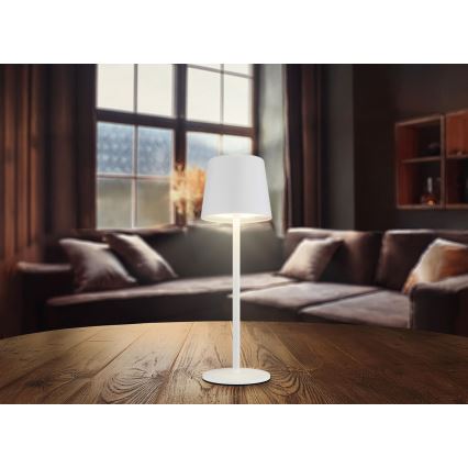 Globo - LED Вулична сенсорна настільна лампа з регулюванням яскравості LED/2W/5V 3000/4000/6000K 2200 mAh IP44 білий