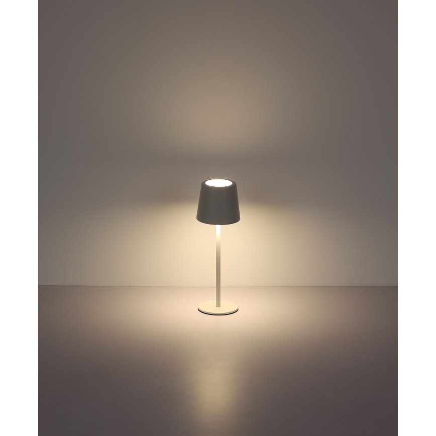 Globo - LED Вулична сенсорна настільна лампа з регулюванням яскравості LED/2W/5V 3000/4000/6000K 2200 mAh IP44 білий
