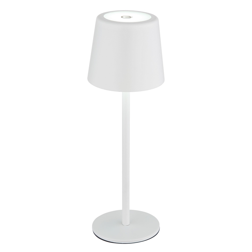 Globo - LED Вулична сенсорна настільна лампа з регулюванням яскравості LED/2W/5V 3000/4000/6000K 2200 mAh IP44 білий