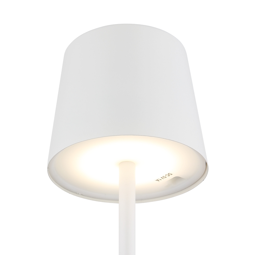 Globo - LED Вулична сенсорна настільна лампа з регулюванням яскравості LED/2W/5V 3000/4000/6000K 2200 mAh IP44 білий