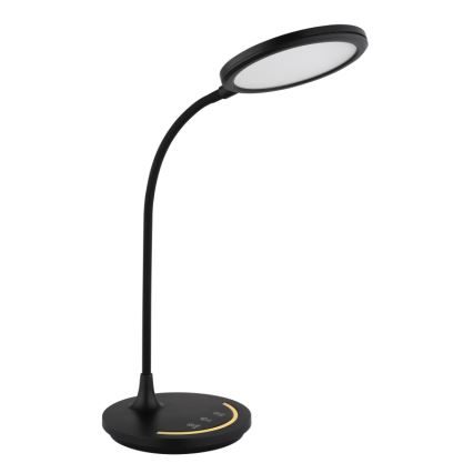 Globo - LED Гнучка сенсорна настільна лампа з регулюванням яскравості LED/12W/230V 3000/4000/6500K CRI 90 чорний