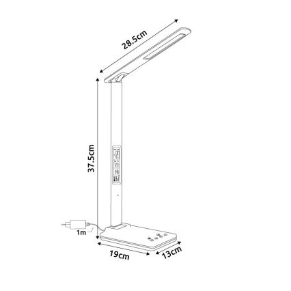 Globo - Настольная сенсорная диммируемая LED-лампа LED/5W/230V 3000/4500/7000K