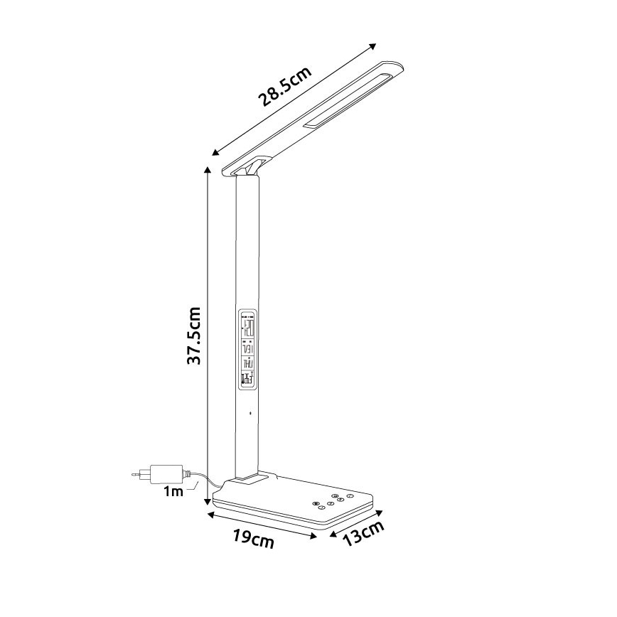 Globo - Настольная сенсорная диммируемая LED-лампа LED/5W/230V 3000/4500/7000K