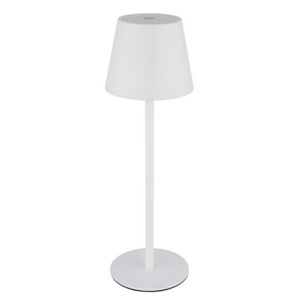 Globo - LED регульована сенсорна акумуляторна зовнішня настільна лампа 3-в-1 LED/3W/5V 3000/4000/5000K IP54 1800 mAh біла