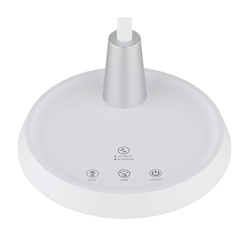 Globo - LED Диммируемая сенсорная настольная лампа LED/12Вт/230В 3000/4000/6500К белая