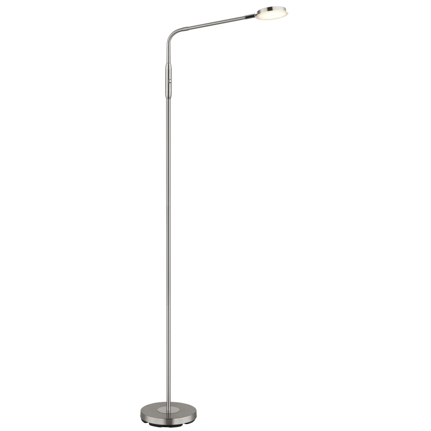 Globo - LED Диммируемая сенсорная напольная лампа LED/6,5W/230V 2700/3350/4000K матовый хром