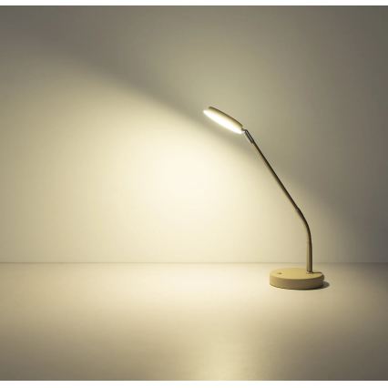 Globo - димована сенсорна настільна LED-лампа LED/6,5W/230V 2700/3350/4000K бежевого кольору