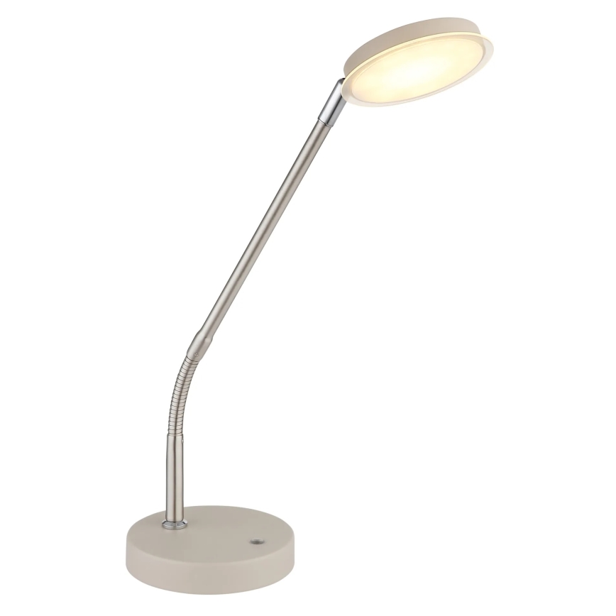 Globo - димована сенсорна настільна LED-лампа LED/6,5W/230V 2700/3350/4000K бежевого кольору
