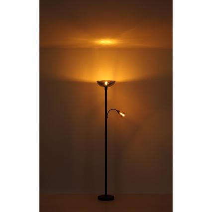 Globo - Торшер 1xE27/60W/230V + 1xE14/40W