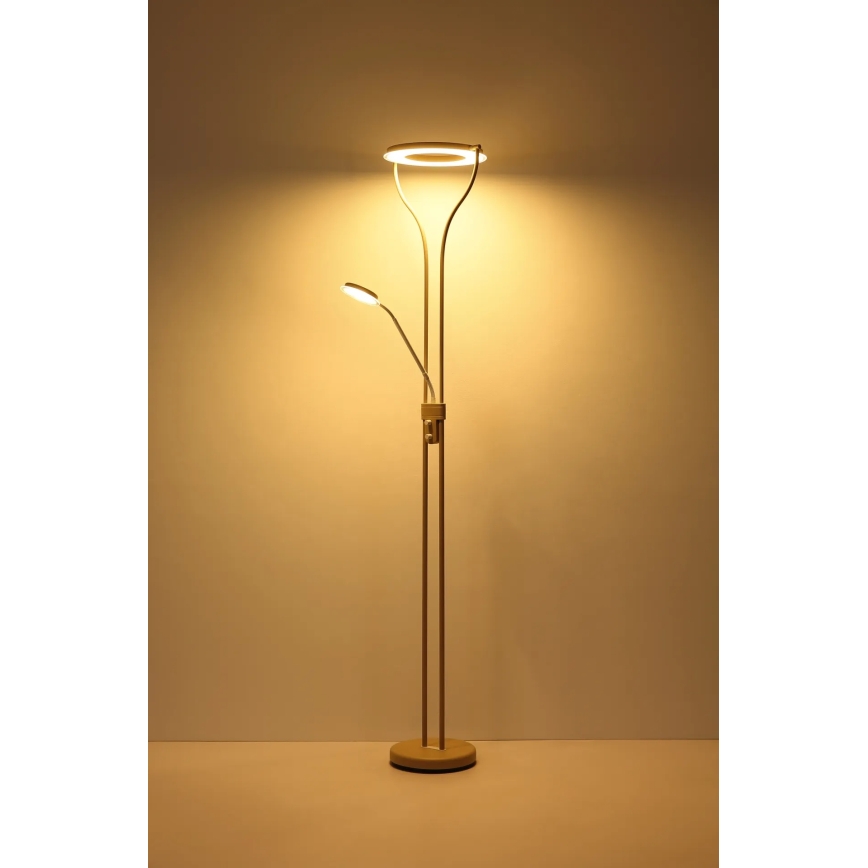 Globo - регульований LED-торшер LED/20W/230V + LED/4W 3000K