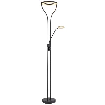 Globo - диммируемая напольная светодиодная лампа LED/20W/230V + LED/4W 3000K, чёрная