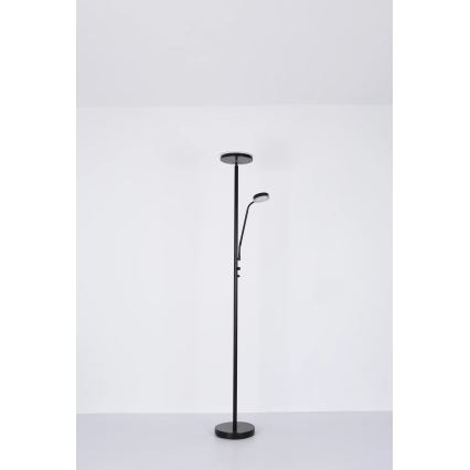 Globo - диммируемый LED-торшер LED/18,5Вт/230В + LED/4,5Вт 3000К черный