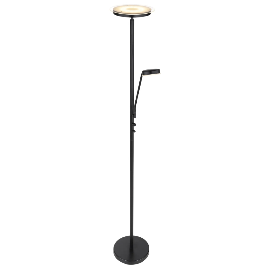Globo - диммируемый LED-торшер LED/18,5Вт/230В + LED/4,5Вт 3000К черный