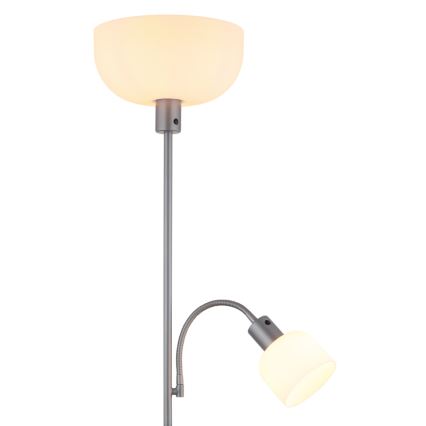Globo - підлогова лампа 1xE27/40W/230V + 1xE14/25W