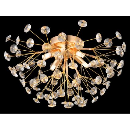 Globo - Стельовий LED світильник 4xG9/3,5W/230V діаметр 45 см золотий