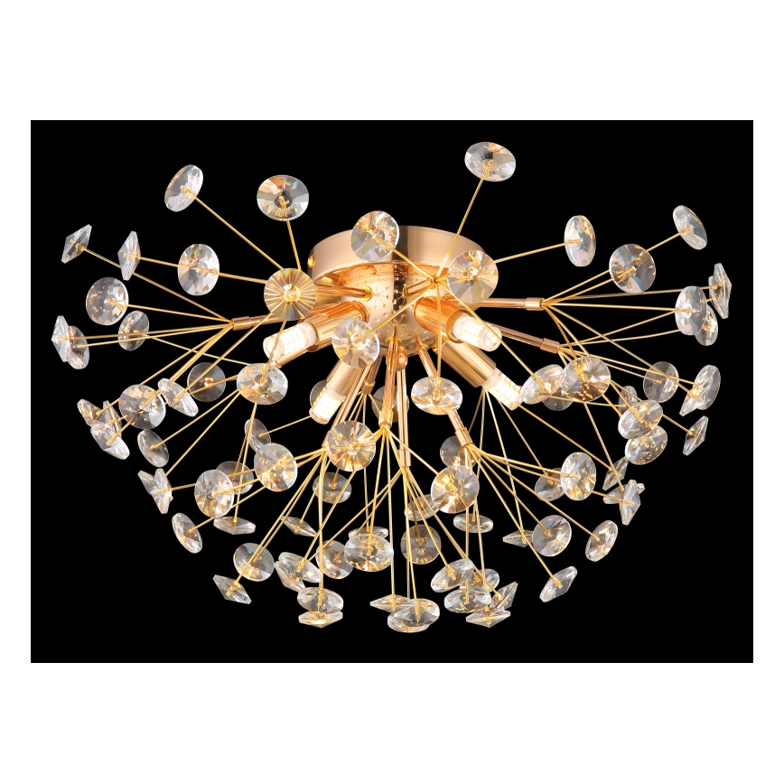 Globo - Стельовий LED світильник 4xG9/3,5W/230V діаметр 45 см золотий