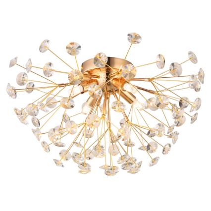 Globo - Стельовий LED світильник 4xG9/3,5W/230V діаметр 45 см золотий