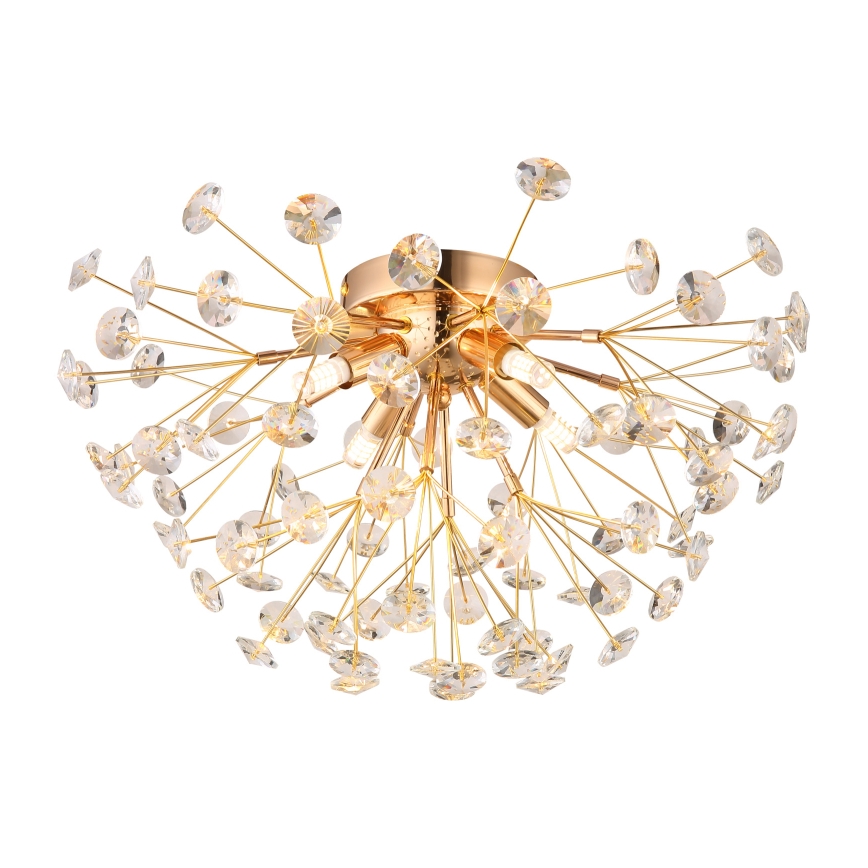 Globo - Стельовий LED світильник 4xG9/3,5W/230V діаметр 45 см золотий