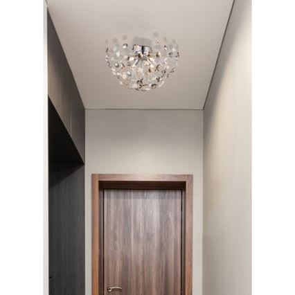 Globo - Стельовий LED світильник 4xG9/3,5W/230V діаметр 45 см глянцевий хром