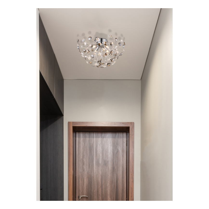 Globo - Стельовий LED світильник 4xG9/3,5W/230V діаметр 45 см глянцевий хром