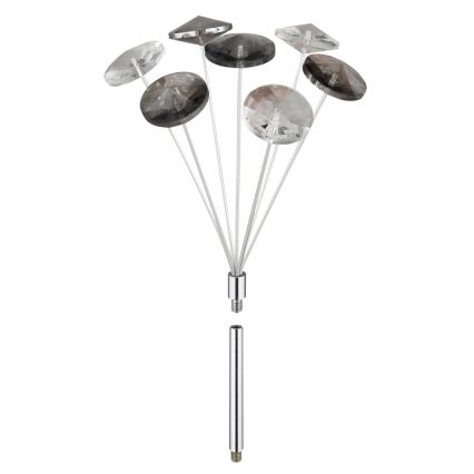 Globo - Стельовий LED світильник 4xG9/3,5W/230V діаметр 45 см глянцевий хром