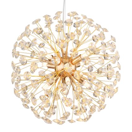 Globo - LED підвісна люстра на тросі 8xG9/3,5W/230V золота