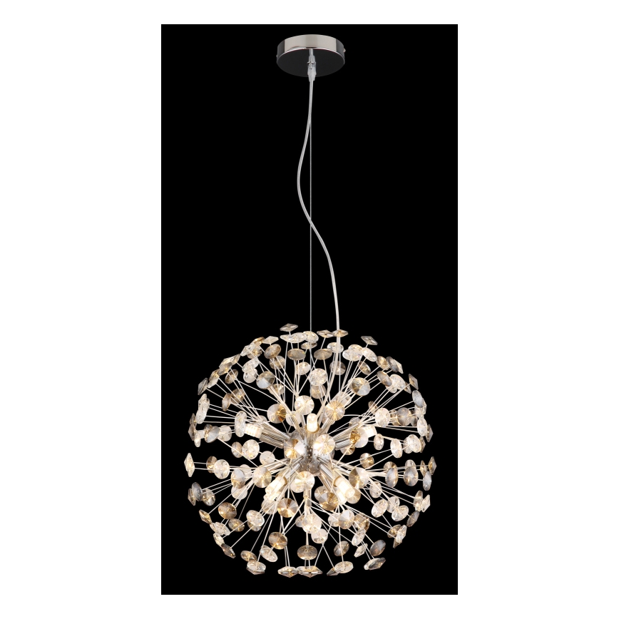 Globo - LED-люстра на тросе 8xG9/3,5W/230V, полированный хром