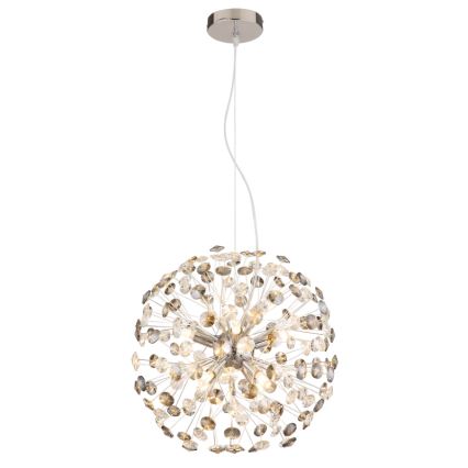 Globo - LED-люстра на тросе 8xG9/3,5W/230V, полированный хром