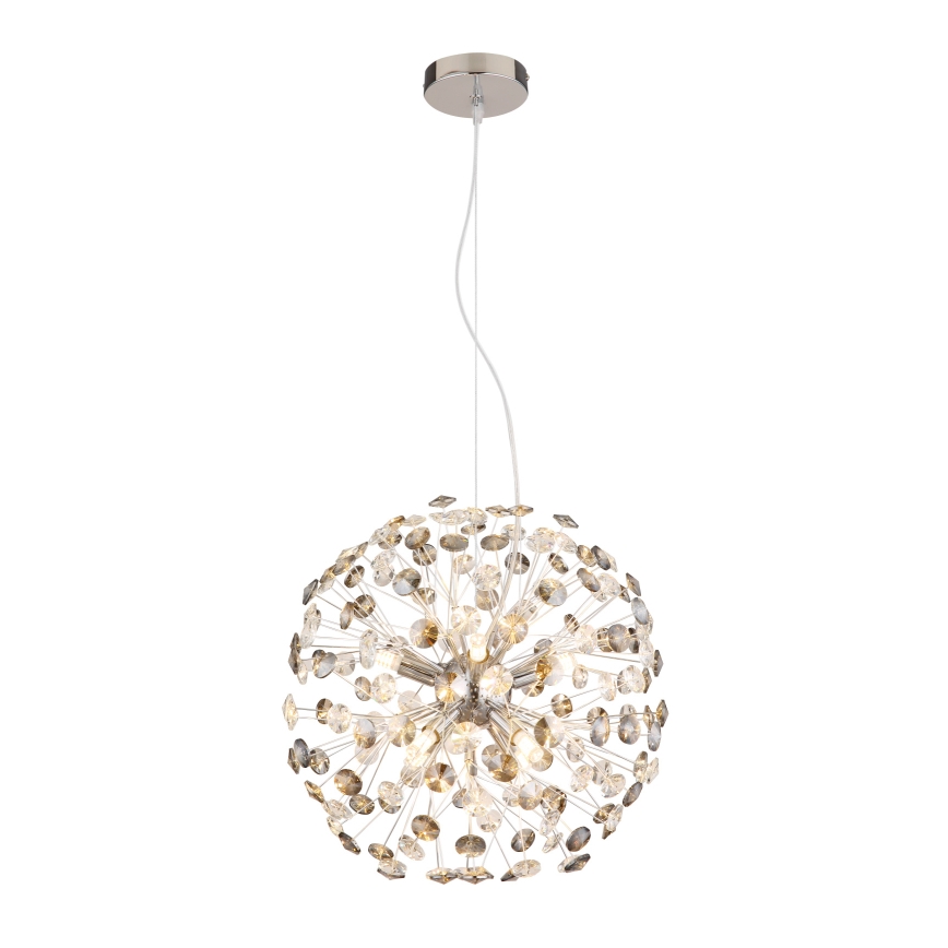 Globo - LED-люстра на тросе 8xG9/3,5W/230V, полированный хром