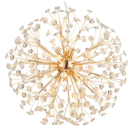 Globo - LED-люстра на тросе 9xG9/3,5W/230V золотая