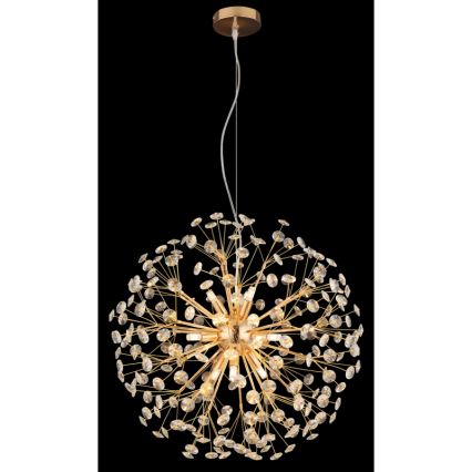 Globo - LED-люстра на тросі 9xG9/3,5W/230V золота