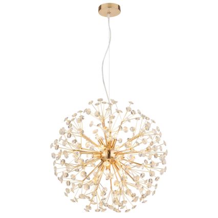 Globo - LED-люстра на тросі 9xG9/3,5W/230V золота