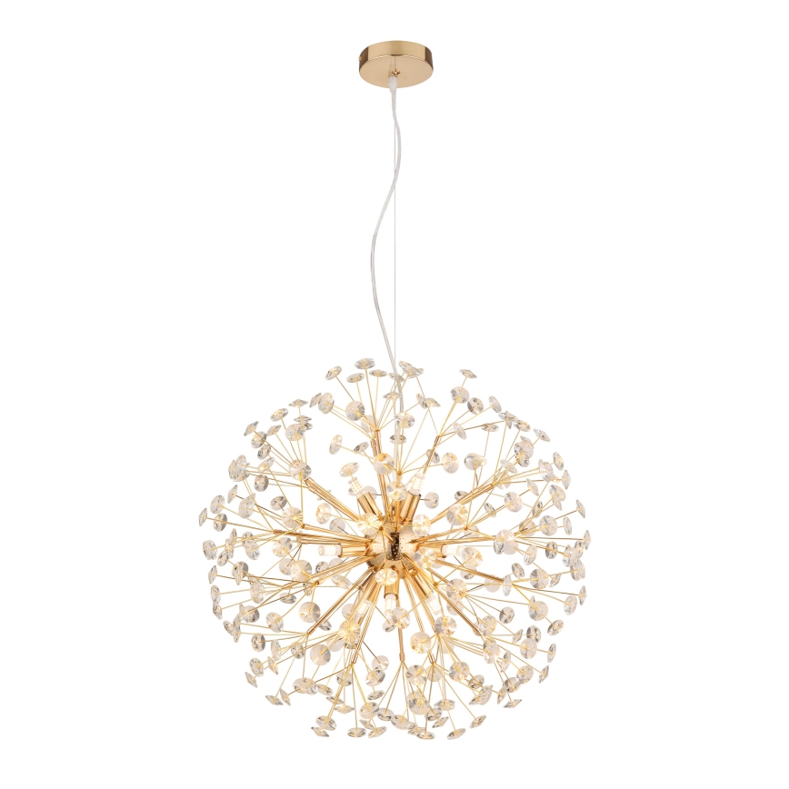 Globo - LED-люстра на тросі 9xG9/3,5W/230V золота