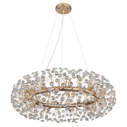 Globo - Светодиодная хрустальная подвесная люстра 20xG9/3,5W/230V