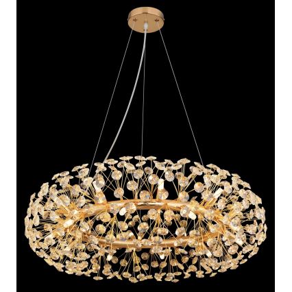 Globo - Кришталева підвісна LED люстра 20xG9/3,5W/230V