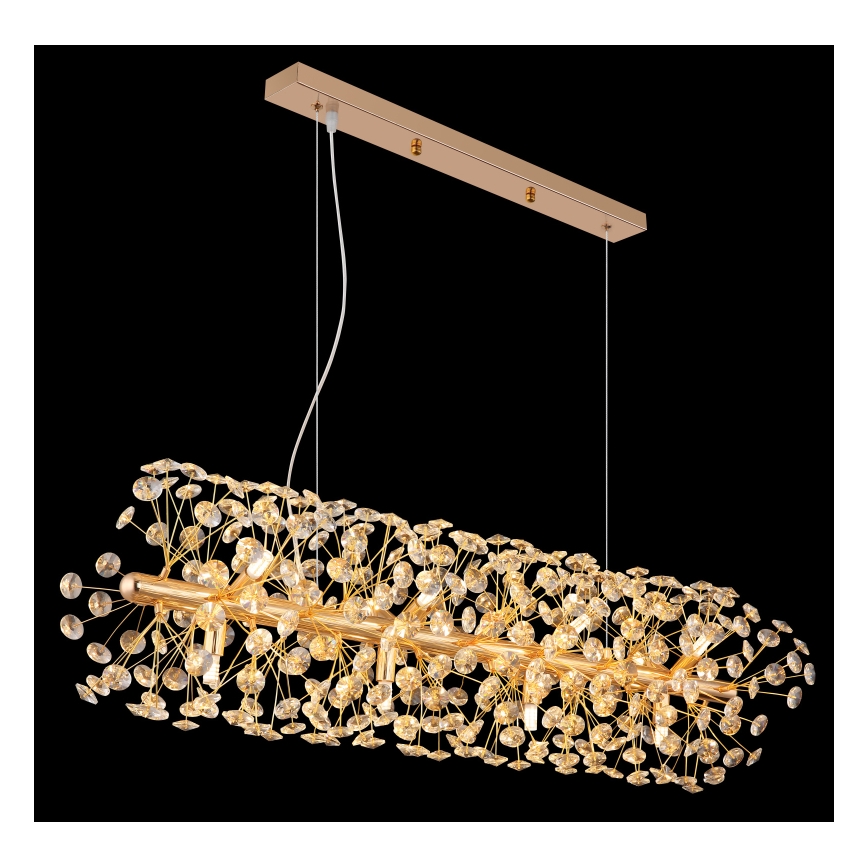 Globo - LED Люстра на тросі 12xG9/3,5W/230V золота