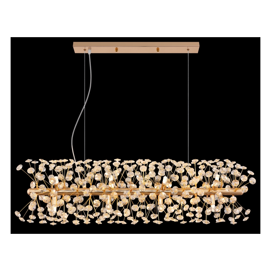 Globo - LED Люстра на тросі 12xG9/3,5W/230V золота