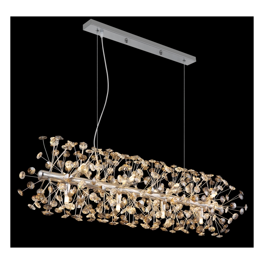 Globo - LED люстра на тросі 12xG9/3,5W/230V полірований хром