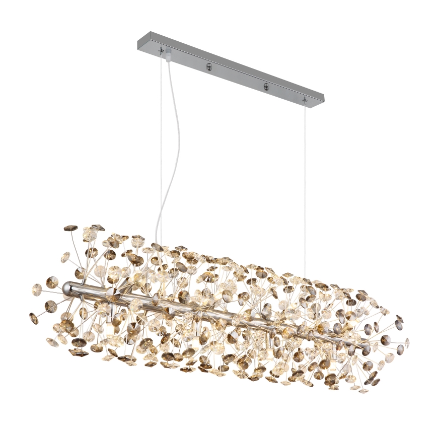 Globo - LED люстра на тросі 12xG9/3,5W/230V полірований хром